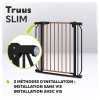 Baby Gate Truus (Lo-Truus-Slim-Black-Carbon-Natural) di Lionelo Cancelletti