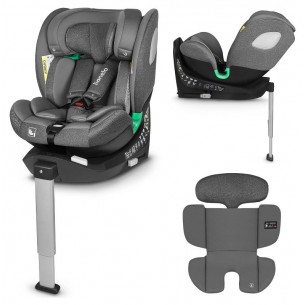 Car Seat Braam 40-150cm (Lo-Braam-I-Size-Grey-Stone) di Lionelo Seggiolini Auto