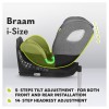 Car Seat Braam 40-150cm (Lo-Braam-I-Size-Grey-Stone) di Lionelo Seggiolini Auto