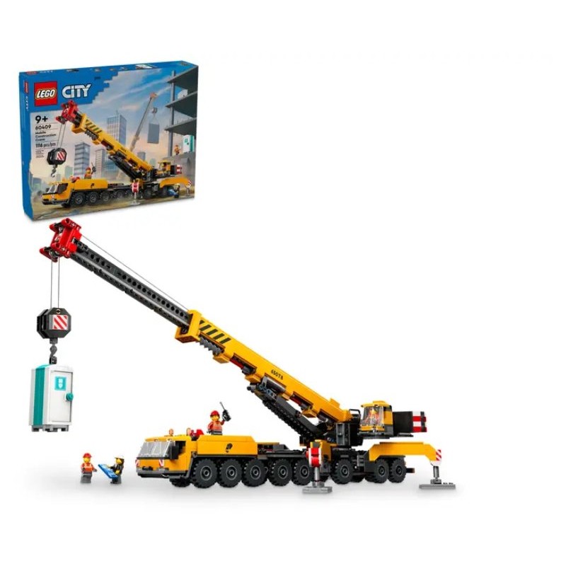 Gru da Cantiere Mobile Gialla di Lego