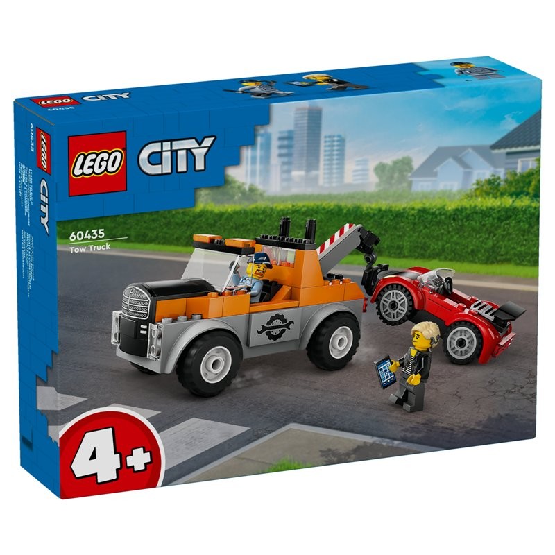 Image of Autogru' e Officina Auto Sportive di Lego - Costruzioni Piccole (tipo Lego)