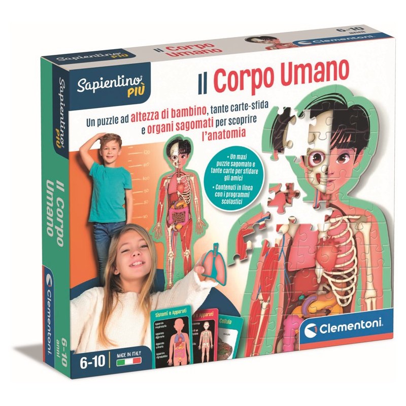 Il Corpo Umano di Clem-07 Edu Giochi Sapientino Piu'