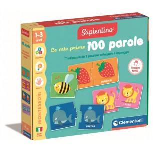 Montessori le Mie Prime 100 Parole*** di Clem-05 Edu Giochi Sapientino