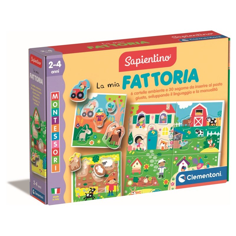 Montessori la Mia Fattoria di Clem-05 Edu Giochi Sapientino