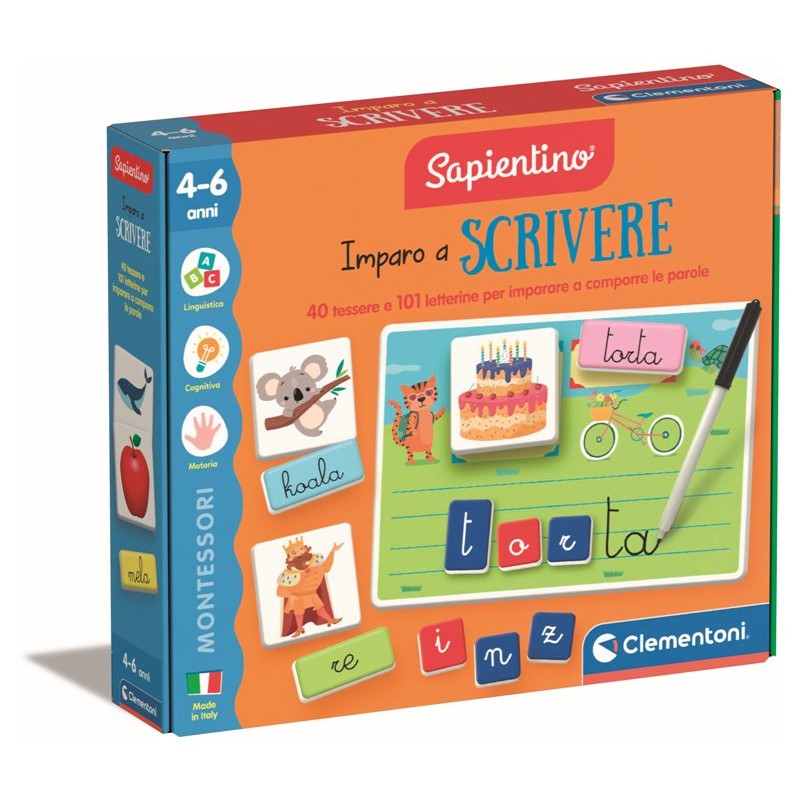 Montessori Imparo a Scrivere*** di Clem-05 Edu Giochi Sapientino