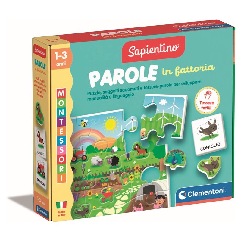 Montessori Parole in Fattoria di Clem-05 Edu Giochi Sapientino