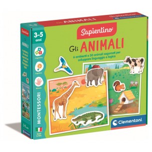 Montessori gli Animali di Clem-05 Edu Giochi Sapientino