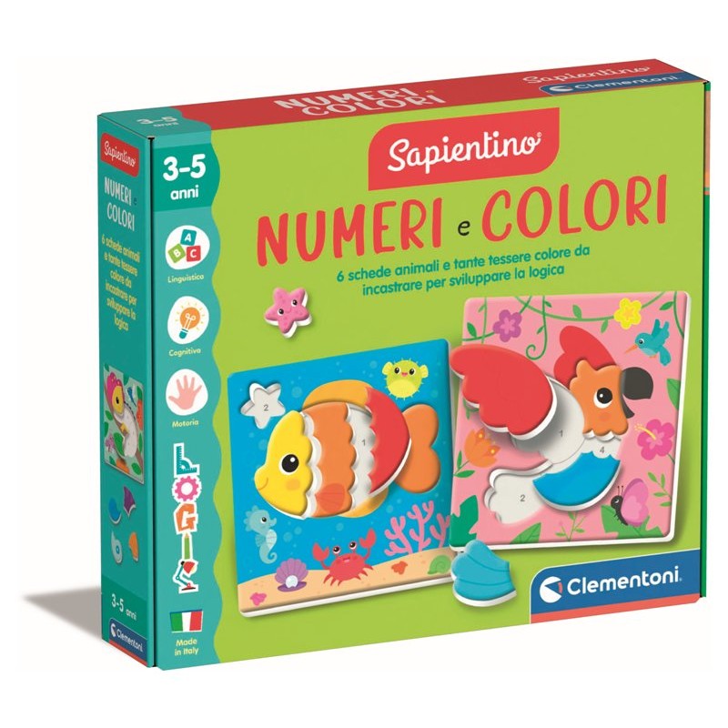 Logic Numeri e Colori di Clem-05 Edu Giochi Sapientino