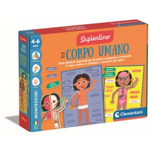 Montessori il Corpo Umano*** di Clem-05 Edu Giochi Sapientino
