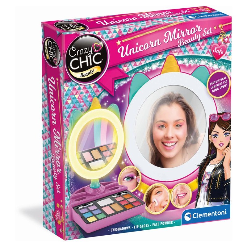 Crazy Chic Unicorn Mirror Beauty Set di Clem-17 Creat Crazy Chic