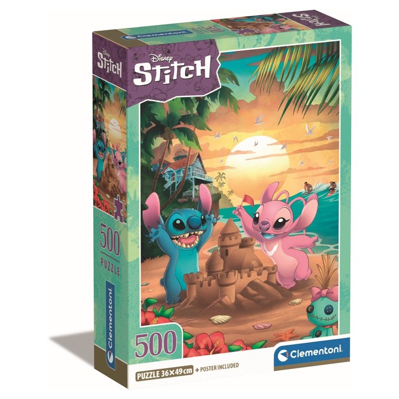 Puzzle 500 Disney Stitch Compact Box di Clem-44 Puzzle 500 Pz