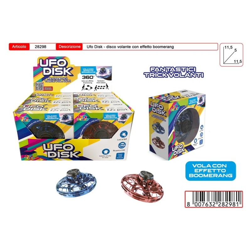 Flying Ufo Expo 6pz di Toys-Garden