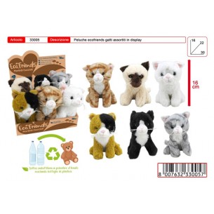 Cuoricini Gatti 16cm in Display di Toys-Garden