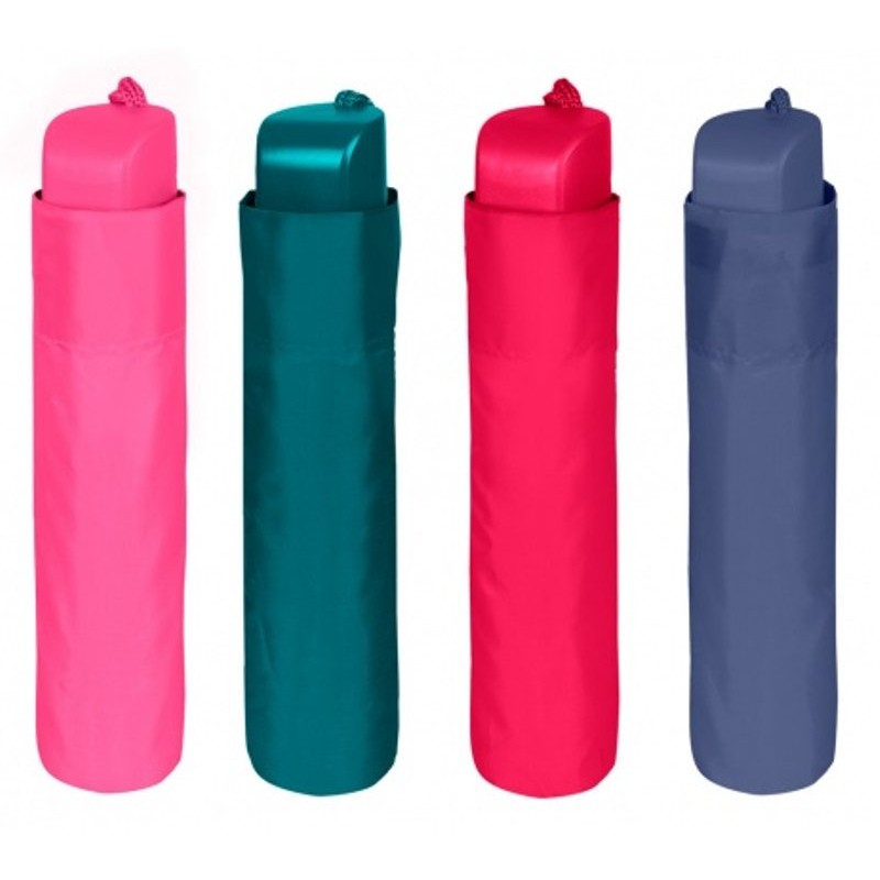Ombrello Mini Donna 54cm Manuale Tinta Unita di Perletti