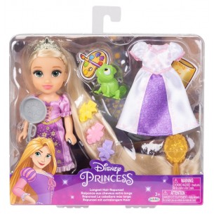 Disney Princess Bambola 15 Cm Longest Hair Rapunzel di Jakks Disney Princess