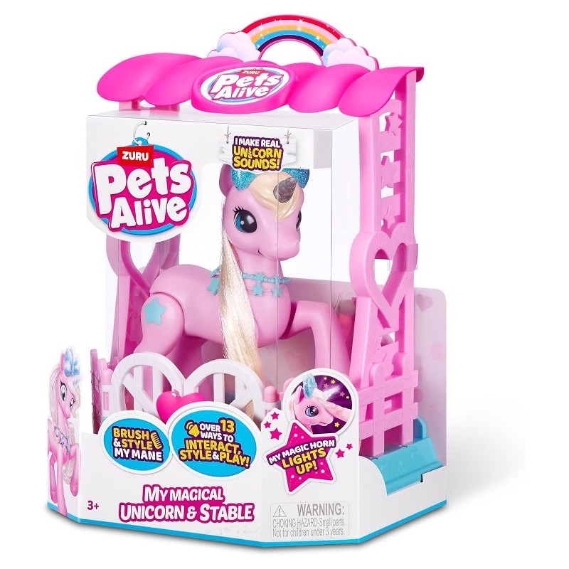 Stalla con Unicorno di Zuru Pets Alive