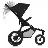 Stroller Azura (Lo-Azura-Black-Onyx) di Lionelo Passeggini