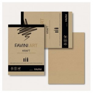 Blocco Art Kraft A4 120gr Collato di Favini