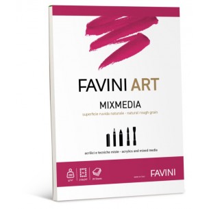 Blocco Art Mixmedia A4 250gr Collato di Favini