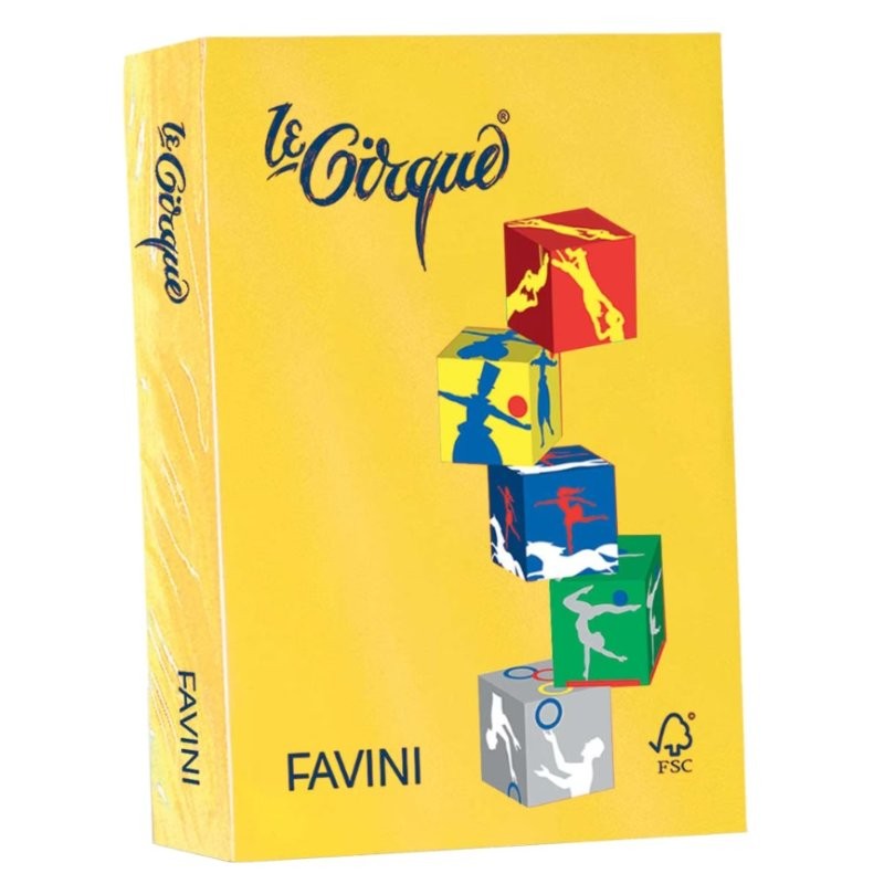 Le Cirque 80 Giallo S. A4 Risma Carta Fotocopie le Cirque A4 500 Fogli 80 Gr Giallo Sole di Favini
