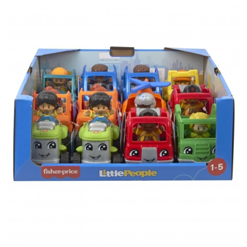 Veicolo e Personaggio Ass.To di Mattel Little People