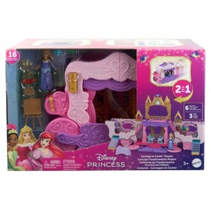 Disney Princess Playset 2 in 1 Castello Carrozza di Mattel Disney Dolls