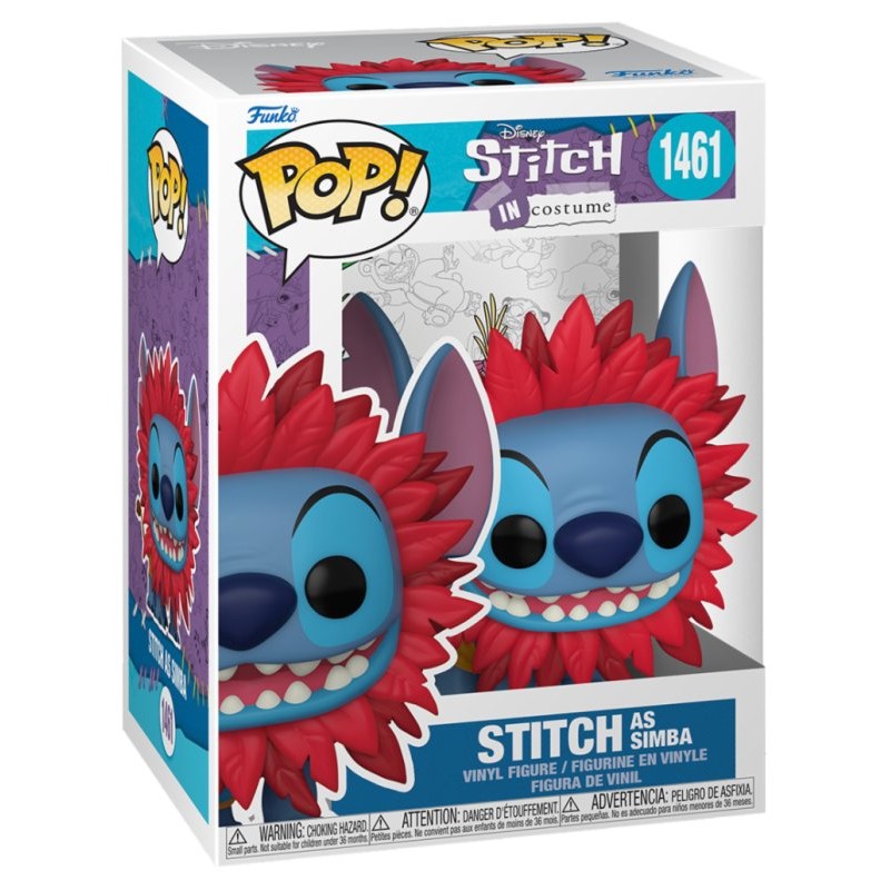 Funko Stitch Costume Simba (Pop! Vinyl: Lilo And Stitch) di Funko Lcc