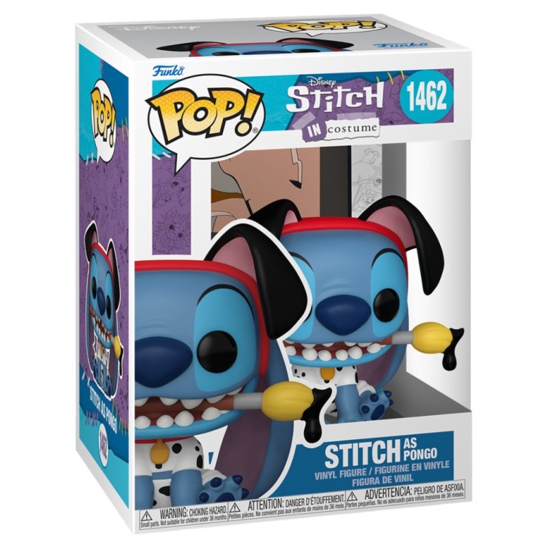 Funko Stitch Costume 101 Dalmatians Pongo (Pop! Vinyl: Lilo And Stitch) di Funko Lcc