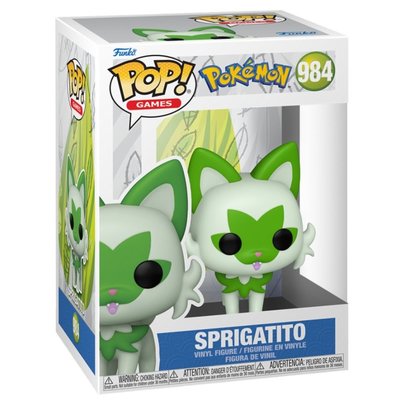 Funko Pokemon Sprigatito(Emea) (Pop! Vinyl: Pokemon) di Funko Lcc
