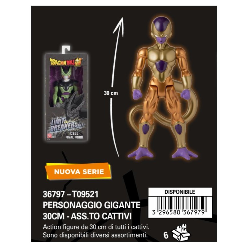 Dragon Ball Gigante 30 Giocattoli Gigante 30cm Cattivi (T09521) Di