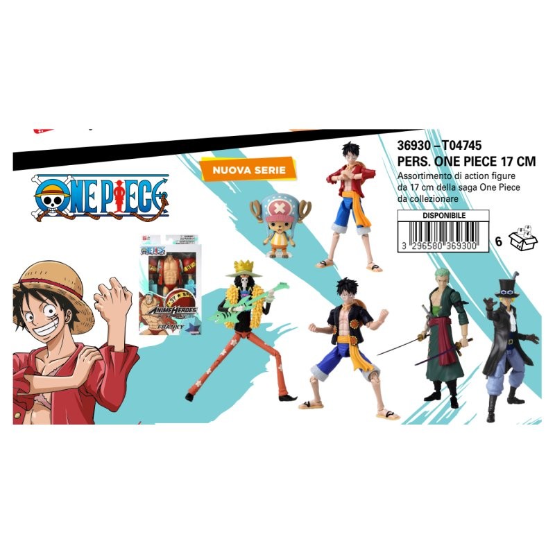 Pers. One Piece 17 Cm di Bandai Anime Heroes