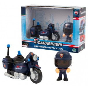 Carabinieri Moto con Personaggio di Giochi-Preziosi