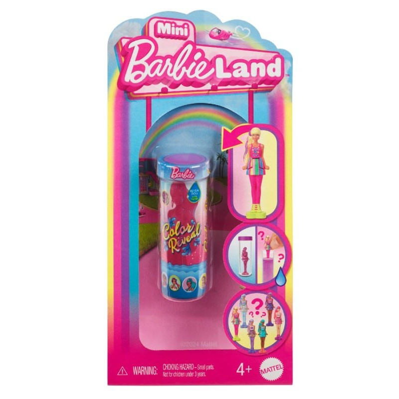 Mini Barbieland Color Reveal Doll Asst di Mattel Barbie