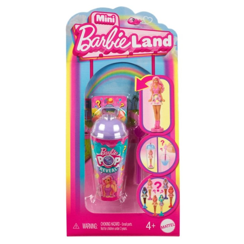 Mini Barbieland Pop Reveal Doll Asst di Mattel Barbie