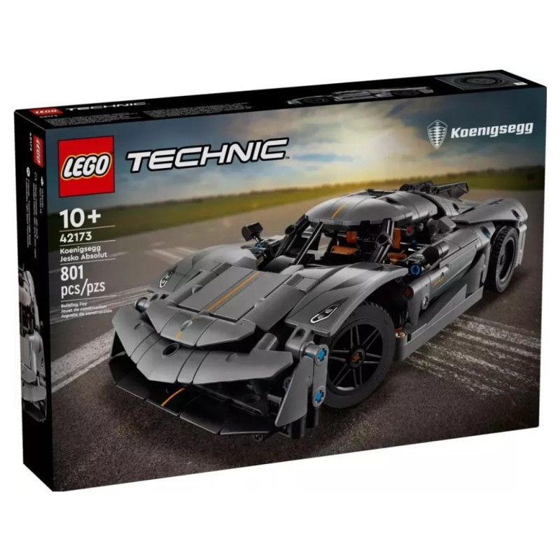 Hypercar Koenigsegg Jesko Absolut Grigia di Lego