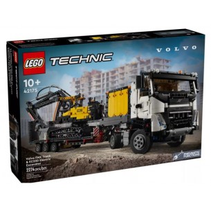 Autocarro Volvo Fmx ed Escavatore Elettrico Ec230 di Lego