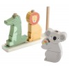 Fisher-Price Wood Animali della Savana di Mattel Fisherprice