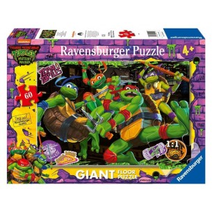 Puzzle Maxi 60 Teenage Mutant Ninja Turtles 60 Pz di Ravensburger Puzzle 60 Pz Giant