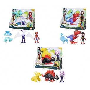 Spidey Dino con Personaggio e Accessori Ast di Hasbro Spidey And His Amazing Friends