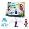 Spidey Dino con Personaggio e Accessori Ast di Hasbro Spidey And His Amazing Friends