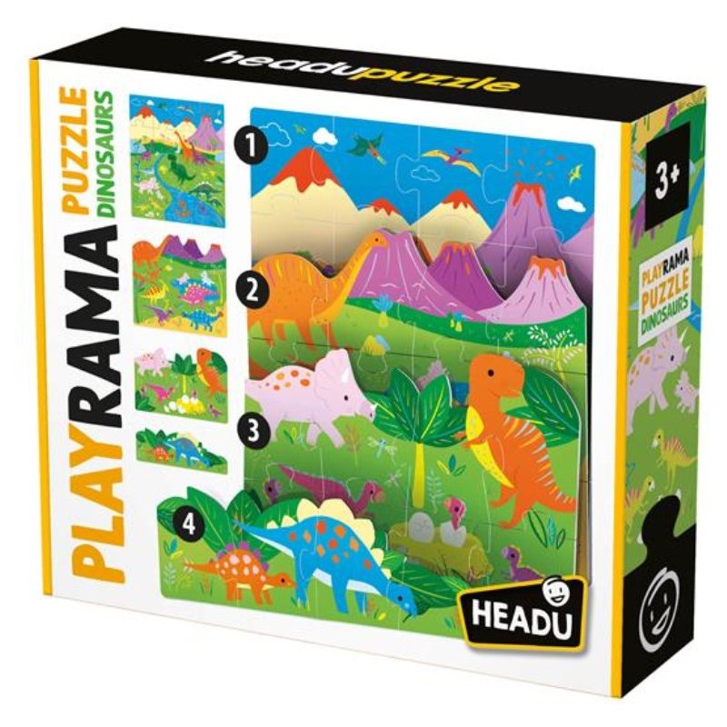 Playrama Puzzle The Dinosaurs di Headu Educational Puzzle