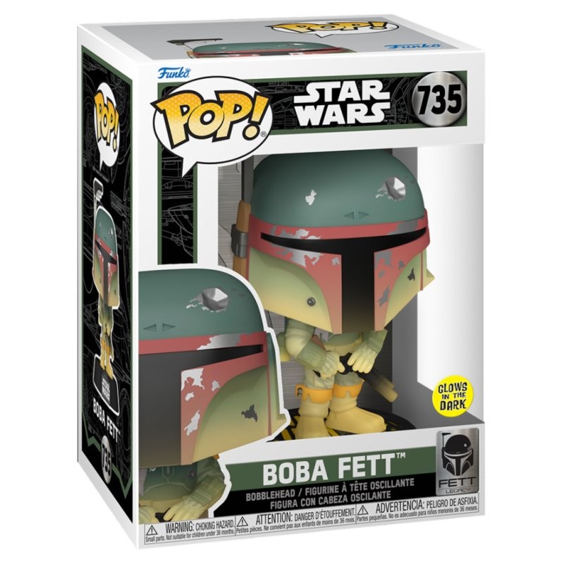 Pop Star Wars: Fl- Boba Fett(Gw) di Funko Lcc