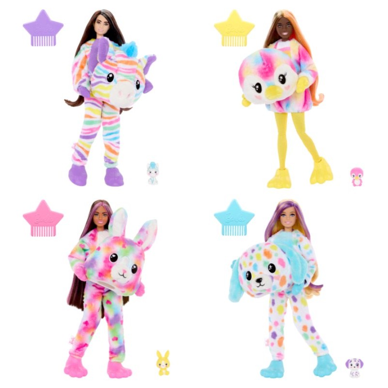 Barbie Cutie Reveal Serie Sogni a Colori Ass.To di Mattel Barbie