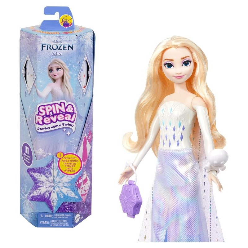 Disney Frozen Spin Reveal di Mattel Disney Dolls