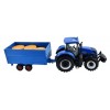 1/32 Farm Tractor W/ Trailer - Nf 17.315hd W/ Hay Trailer Blue di Bburago