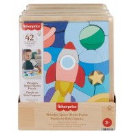 Fisher-Price Wood Puzzle Astronave di Mattel Fisherprice