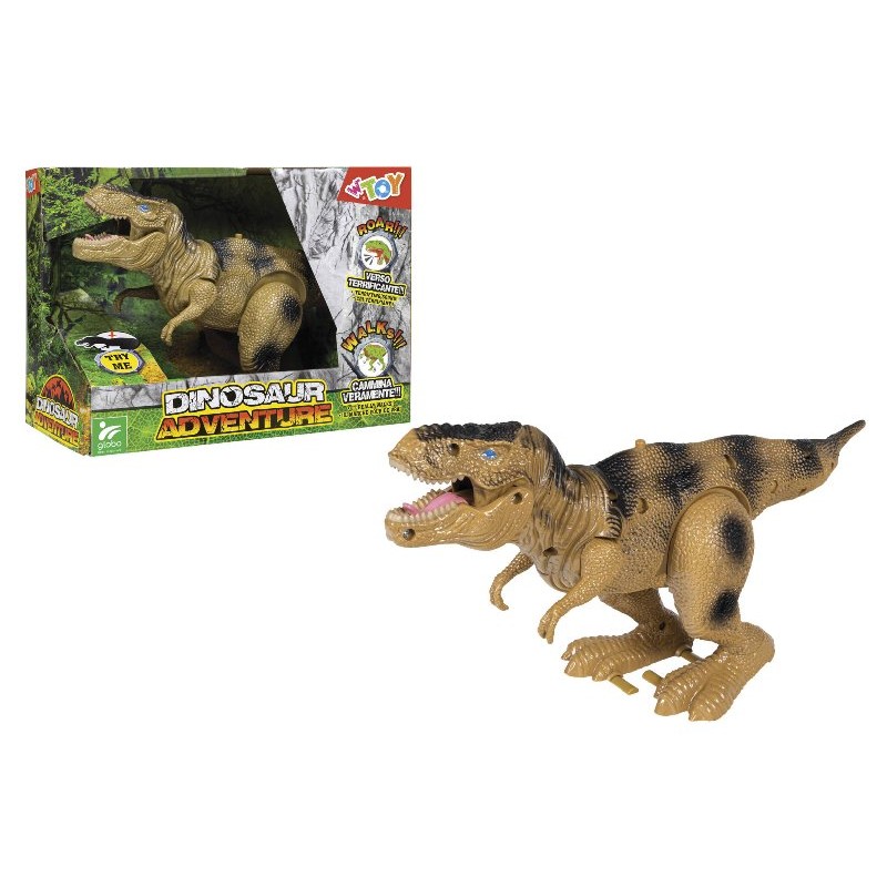 Dinosauro Camminante B/O C/Suoni 2col Try Me di Globo