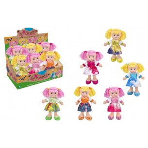 Bambola di Stoffa 30cm 6 Pz D/Box 6 Ass di Globo