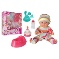 Bambola Beve/Bagna Cm 35 C/Torta B/O C/4 Acc di Globo