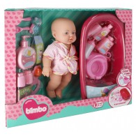 Bambola Cm31 Beve e Bagna C/Vasca 16 Acc di Globo